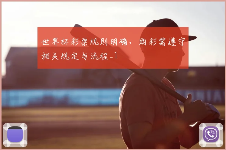 世界杯彩票规则明确,购彩需遵守相关规定与流程_1