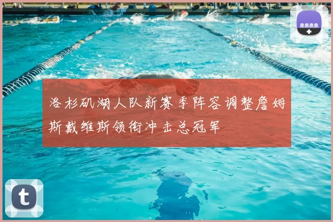 洛杉矶湖人队新赛季阵容调整詹姆斯戴维斯领衔冲击总冠军